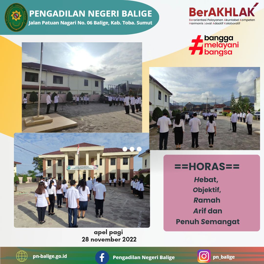 APEL PAGI PENGADILAN NEGERI BALIGE 28 NOVEMBER 2022